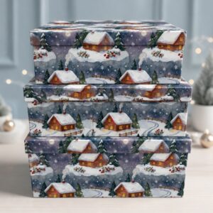 watercolor-winter-village-christmas-decorative-nesting-boxes-with-lids